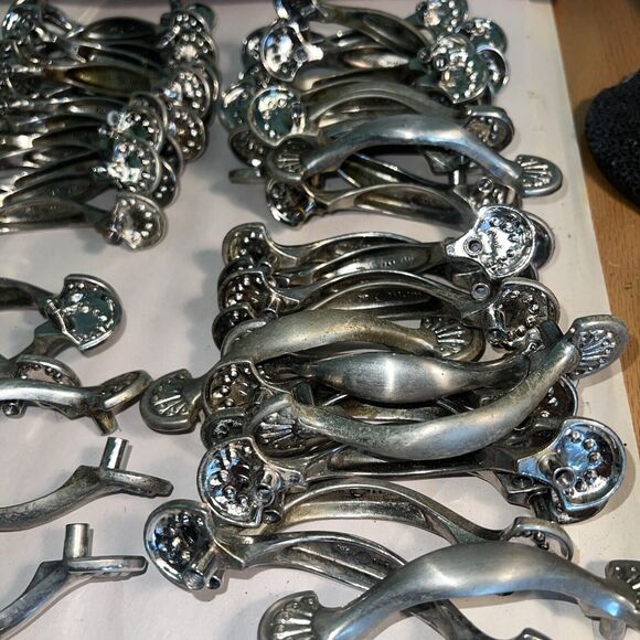 51 Fanned Nautical Stainless Drawer Cabinet Dresser Pulls Hardware - Picture 3 of 9